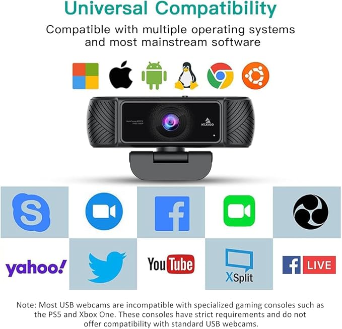 NexiGo N680 1080P Business Webcam - Image 8