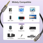 J&D 3.5mm TRRS Cable, 1/8 Inch 4 Pole TRRS Jack Male to Female Auxiliary - Image 6