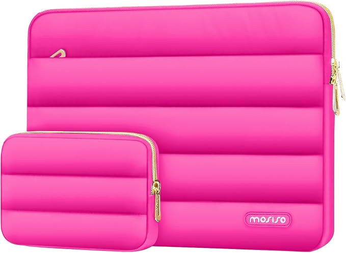 MOSISO 15-15.6 inch Laptop Case, 16 inch Puffy Laptop Sleeve Compatible by MOSISO