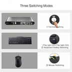 2 Port DP USB 3.0 Automatic KVM Switch Dual Monitor 4K@144Hz Two Computers Two - Image 6