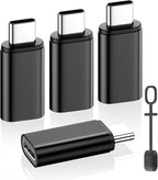 MoKo 4 Pack Lightning Female to USB C Male Adapter, USB-C Lightning Adapter by MoKo