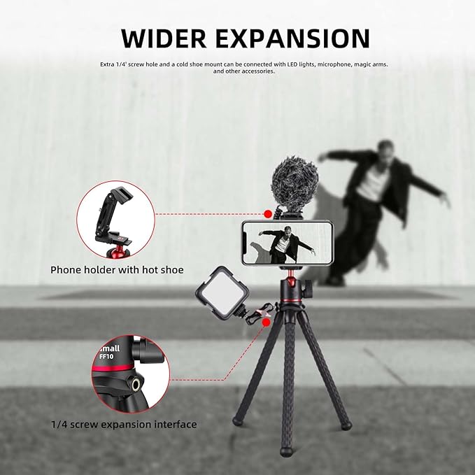 Camera Tripod, Famall Flexible Tripod Stand - Image 6
