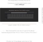 Clairevoire Piano Keyboard Dust Cover - Image 4