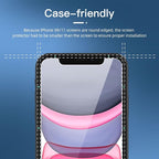 NEW'C 3 Pack Privacy for iPhone 11, iPhone XR Screen Protector, Enhanced - Image 3