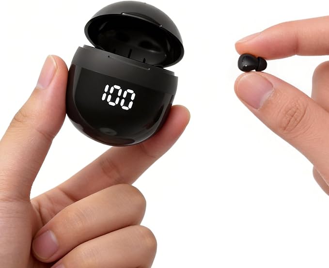 Invisible Mini Earbuds Wireless Bluetooth, Low Profile Micro Smallest Tiny by Xmenha
