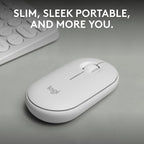 Logitech Pebble Mouse 2 M350s Slim Bluetooth Wireless Mouse, Lightweight - Image 2