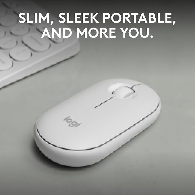 Logitech Pebble Mouse 2 M350s Slim Bluetooth Wireless Mouse, Lightweight - Image 2