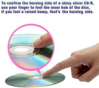 Blue AZO CD-R 700MB 52X Shiny Silver Blank Recordable Media Disc - Image 7
