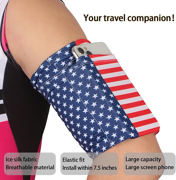 Running Phone Armband for Men Women, Universal Arm Bands for Phones Below 7.5 - Image 3