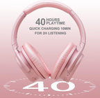 ZIHNIC Active Noise Cancelling Headphones, 40H Playtime Wireless Bluetooth - Image 3