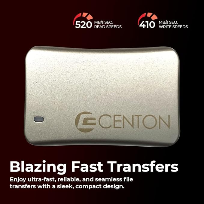 Centon External SSD, USB-C 3.2 Gen 2 - Image 3