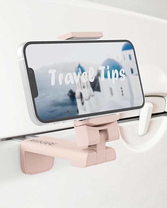 MiiKARE Compact Mobile Phone Holder, Adjustable Clamp Holder, Aeroplane Holder by MiiKARE
