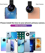 Apexel Phone Camera Lens, 2 in 1 Cell Phone Clip-on Lens Kit 0.45X Wide Angle - Image 8