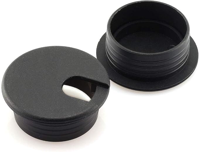 HJ Garden 2pcs 1-1/2 inch Desk Wire Cord Cable Grommets Hole Cover Office PC by Unknown