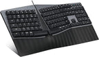 Perixx PERIBOARD-535BL Wired Ergonomic Mechanical Full-Size Keyboard - Image 4