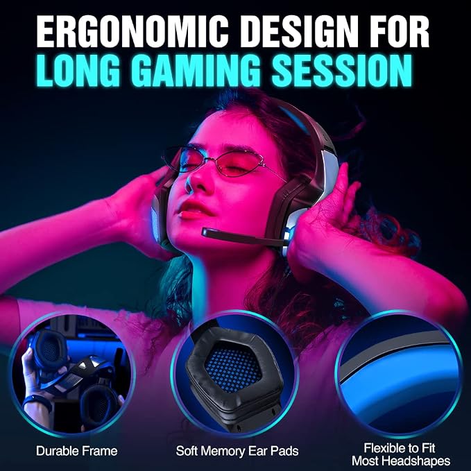 BENGOO V-4 Gaming Headset for Xbox Series X|S, Xbox One, Nintendo Switch - Image 3