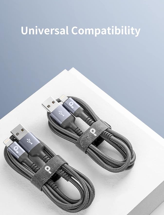 Lightning Cable 3ft 2Pack, iPhone Charger Cable Nylon Braided Charging Cord - Image 7
