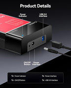 ORICO External USB 3.0 to SATA Hard Drive Lay-Flat Docking Station - Image 8