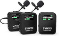 SYNCO Wireless Lavalier Microphone, G2 MAX 2.4G Dual Transmitter 24 Hours by SYNCO