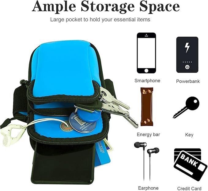 Phone Holder for Running Armband iPhone 16 16e 15 14 13 12 11 Pro Max Xs Xr X 8 - Image 3