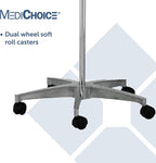 MediChoice Mobile Instrument Stand Steel Portable Adjustable Tray Medical - Image 3