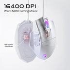 UtechSmart Venus Gaming Mouse RGB Wired, 16400 DPI High Precision Laser - Image 2