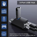USB 3.0 Hub, VIENON 3-Port Portable USB Expander USB Splitter - Image 2