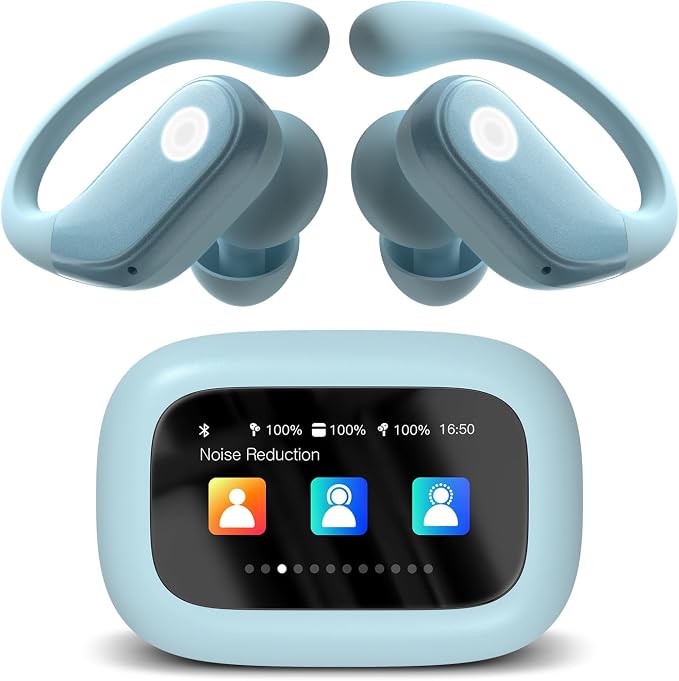 Wireless Earbuds, ANC Noise Cancelling Sport Ear Buds by FridgeMagnets