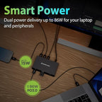 IOGEAR Quantum Thunderbolt 4 Mini Dock, Single 8K / Dual 4K Display, 40 Gbps - Image 7