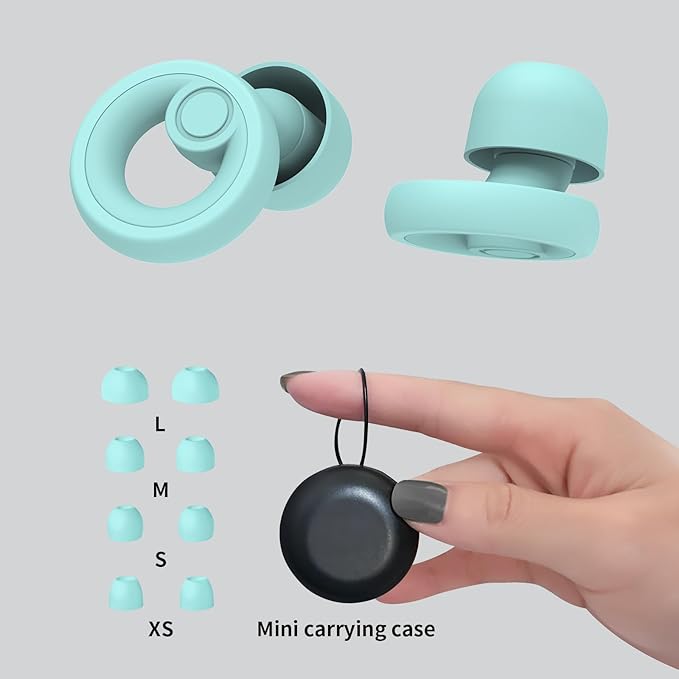 Ear Plugs for Noise Cancelling Ear Protection EarPlugs for Sleep, 8 Size Eartips - Image 5