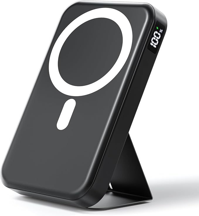 Magnetic Portable Charger, 10000mAh Wireless Power Bank by Gxorul