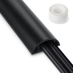 5.5FT Floor Cord Cover, Large Size Extension Cord Covers by LZEOY