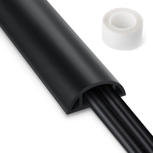 3FT PVC Cord Hider, Soft Wire Covers by LZEOY