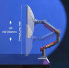 RGB Gaming Monitor-Arm for Flat/Ultrawide/Curved Monitors 32 to 60 inch - Image 3