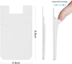 SS Phone Wallet, Card Holder for Phone Case Stick on Silicone Double Phone - Image 5