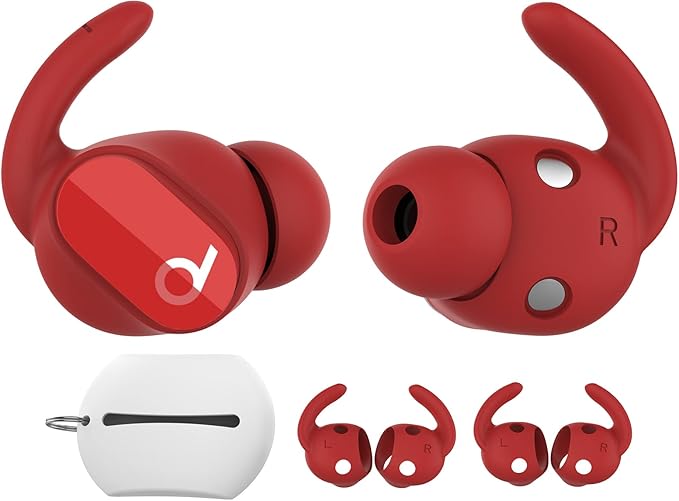 AhaStyle 3 Pairs Beats Studio Buds Ear Hooks Anti-Slip Ear Covers Silicone by AHASTYLE