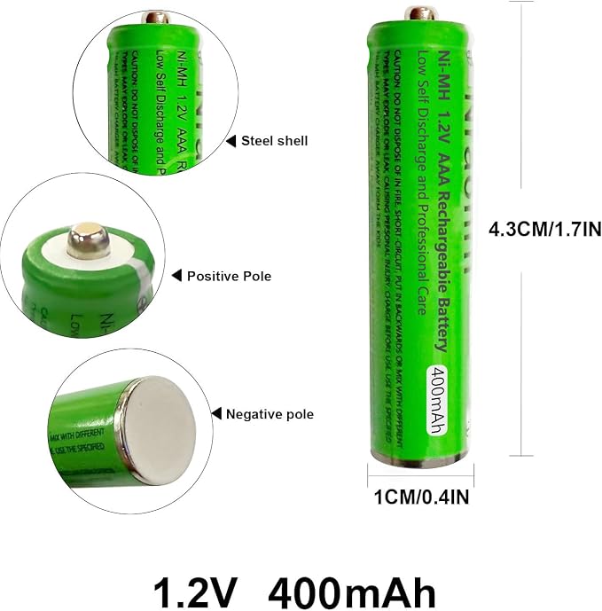 4 Pack NI-MH AAA Rechargeable Battery - Image 9
