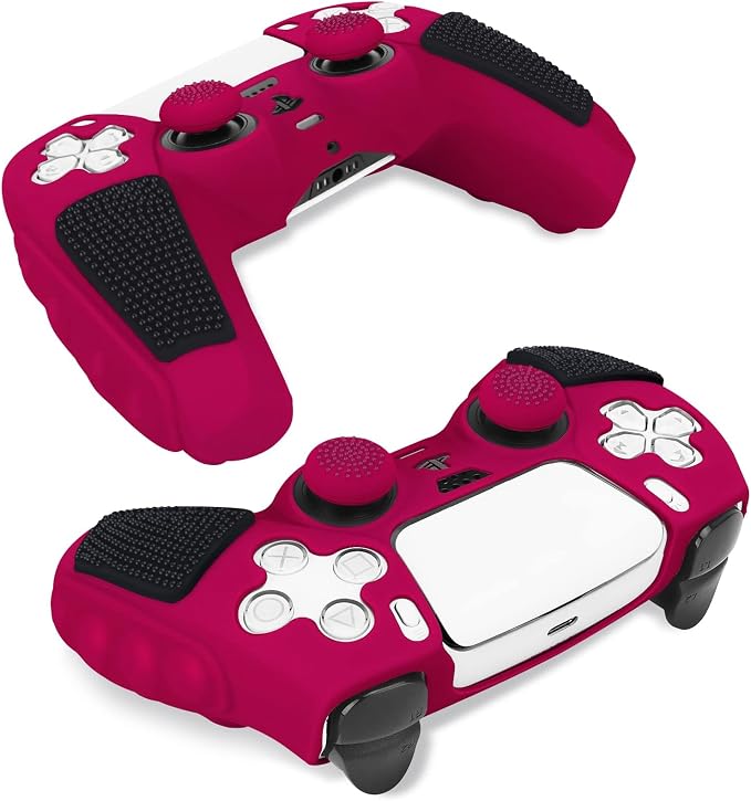 SIKEMAY Anti-Slip PS5 Controller Skin, Soft Thicken Non-Slip Studded Silicone - Image 3