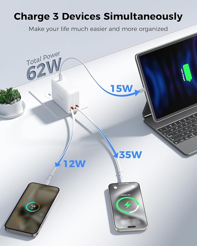 SUPERONE 3 in 1 Retractable Wall Charger - Image 4