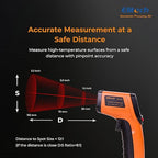 Elitech Laser Temperature Gun, Non-Contact Digital Infrared Thermometer - Image 6