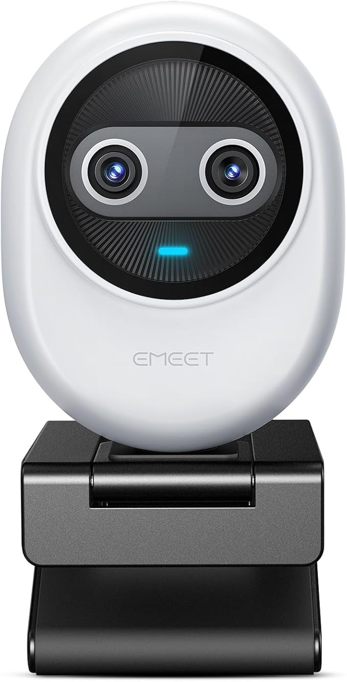 EMEET Piko 4K Webcam for Streaming, World’s 1st Dual-Camera AI-Powered 4K by EMEET