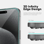 FLOLAB NanoArmour ONETIME PRO for iPhone 15 Pro Screen Protector, - Image 2