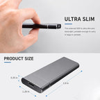 1TBExternal Hard Drive, Portable Solid State Hard Drive, Ultra Slim External - Image 6