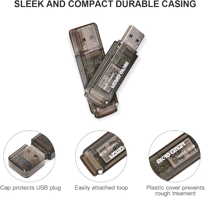 INLAND Micro Center SuperSpeed 5 Pack 64GB and 5 Pack 32GB USB 3.0 Flash Drive - Image 6