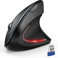 TECKNET Ergonomic Mouse, Wireless Bluetooth Vertical Mouse, 4800 DPI Optical by Tecknet