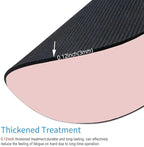 Mouse Pad Pink, Premium-Textured Small Round Pink Mousepad 7.9 x 7.9 Inch - Image 3