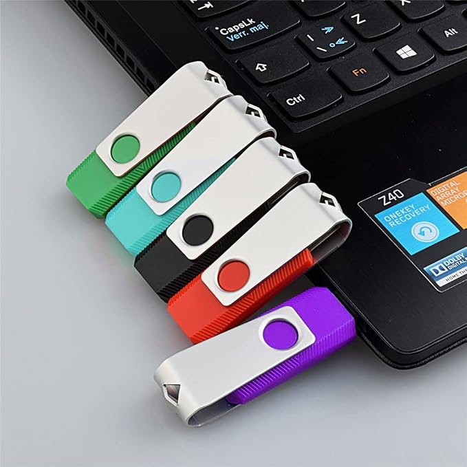 Aiibe 5 Pack 64GB USB 3.0 Flash Drive 64GB USB 3.0 Drive 5 Pack Thumb Drive - Image 4