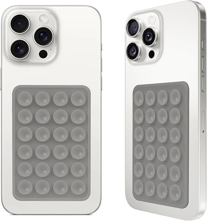 2PCS Silicone Suction Phone Case Mount, Non Slip Suction Cup, Hands-Free Phone by Giumel