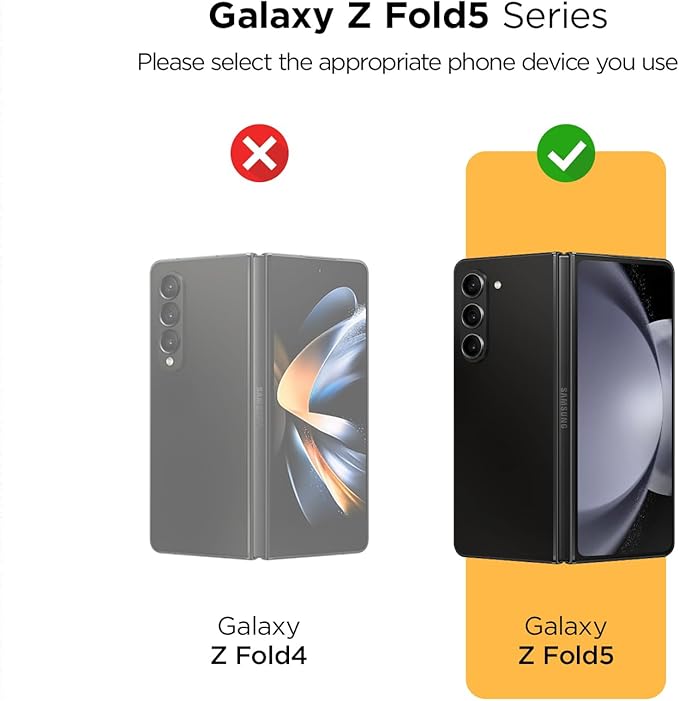 VRS DESIGN Phone Case for Galaxy Z Fold 5 5G, Premium Modern Neat Style Case - Image 8