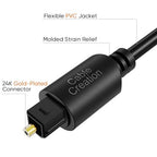 CableCreation Optical Audio Cable, 3 Feet Fiber Optic Cable - Image 2